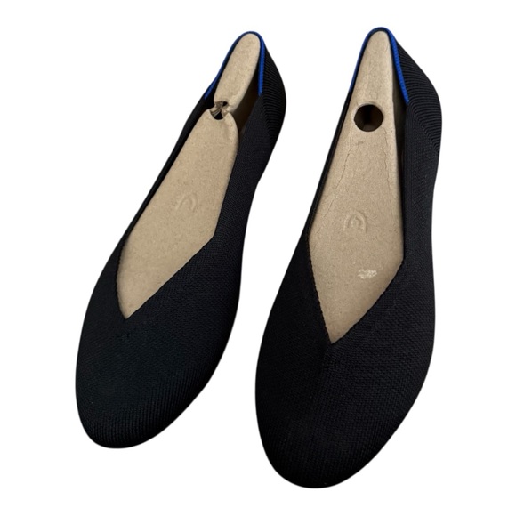 Rothy’s NEW Daily Flat Black Ballet Flats Size 7.5 Comfort Everyday Slip-On - Picture 8 of 13